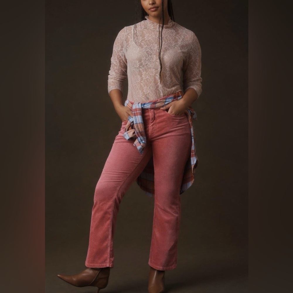 Pilcro Anthropologie Pink Corduroy Pants Size 26